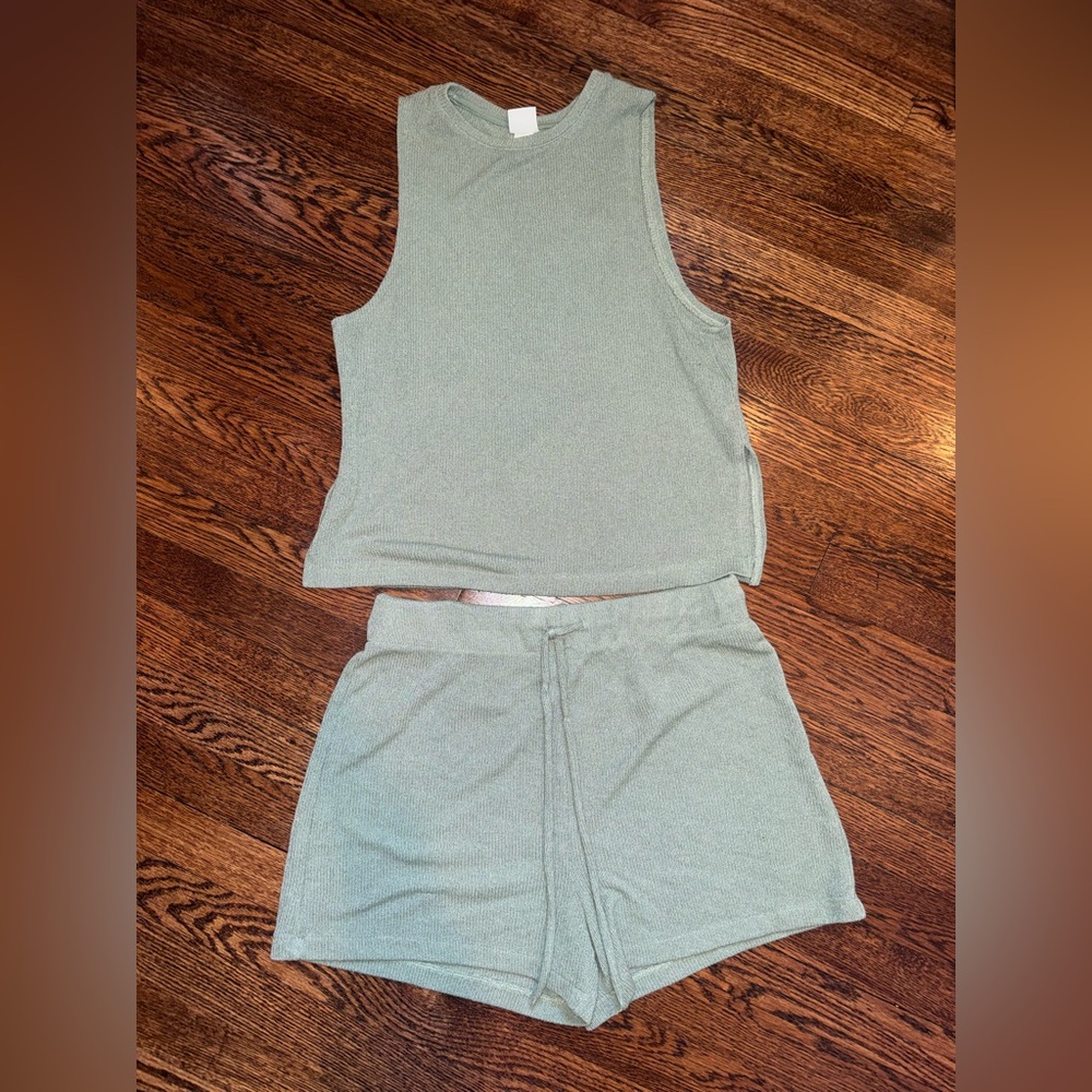 H&M Knit Tank and Shorts Set